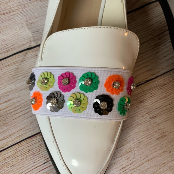 ASOS | White Loafer With Rhinestones and Sequins - Picture 5 of 12